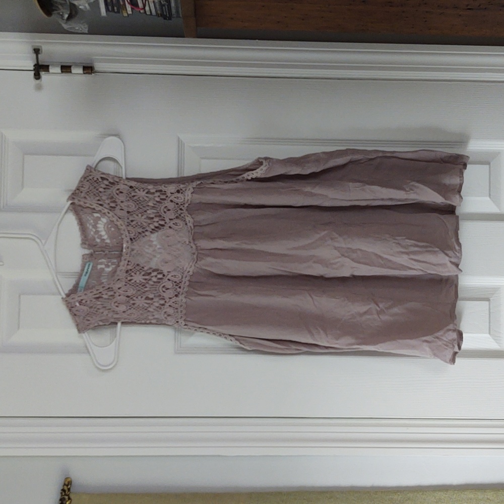 Maurice's taupe and lace camisole Sz XXL